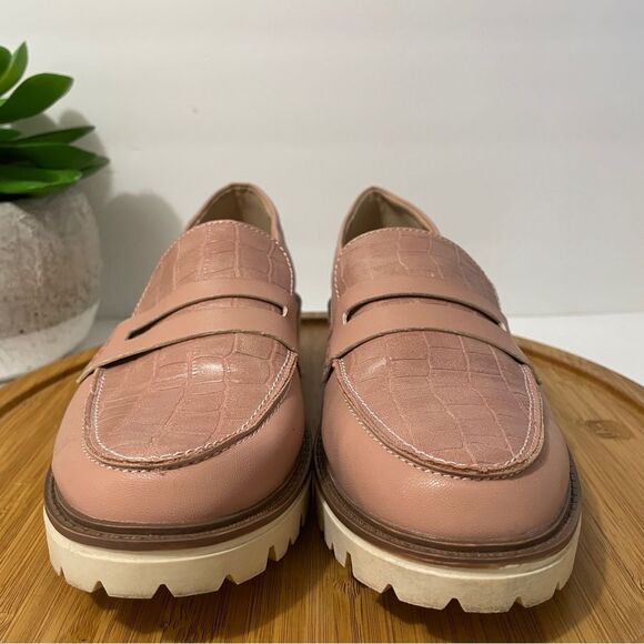 Journee Collection Pink Loafers - Picture 3 of 7